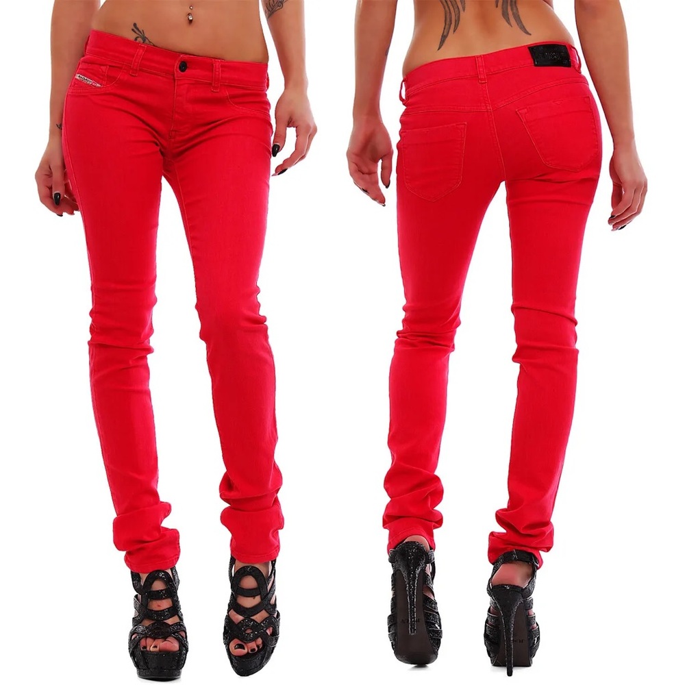 DIESEL Livier Low Rise Skinny Jeans